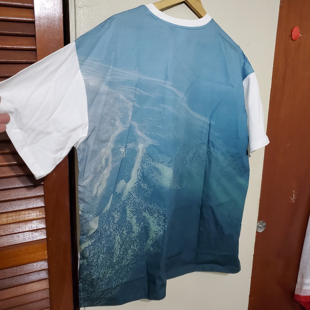 SOLD. PUMA x LIU WEN White Ocean Oversized tee - Picture 4 of 11